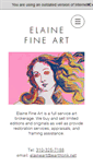 Mobile Screenshot of elainefineart.com